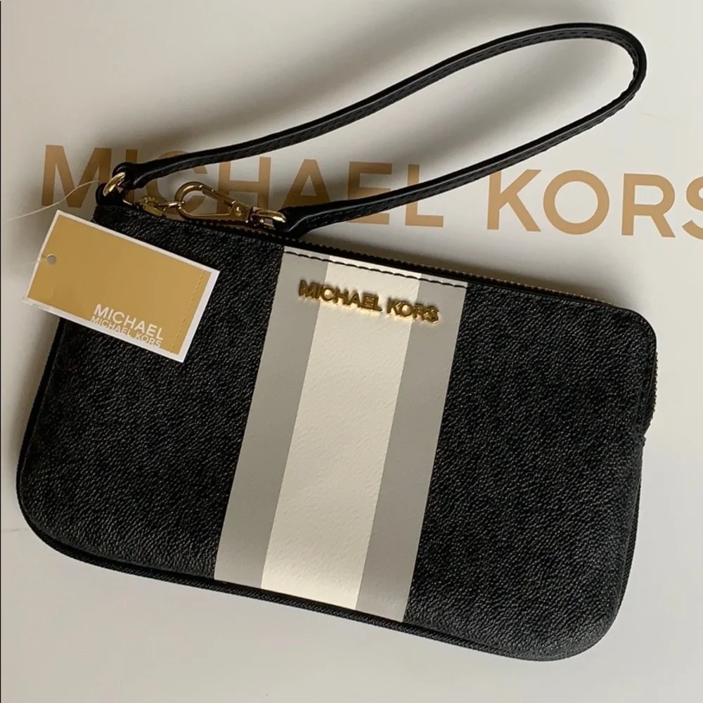 Michael Kors Jet Set Travel Lg Top Zip Wristlet